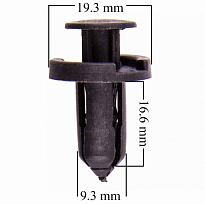 Клипса SKYWAY HONDA/MITSUBISHI/NISSAN 049 для бампера (25шт)